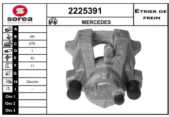 Estribo de freno SEEAC 4225391