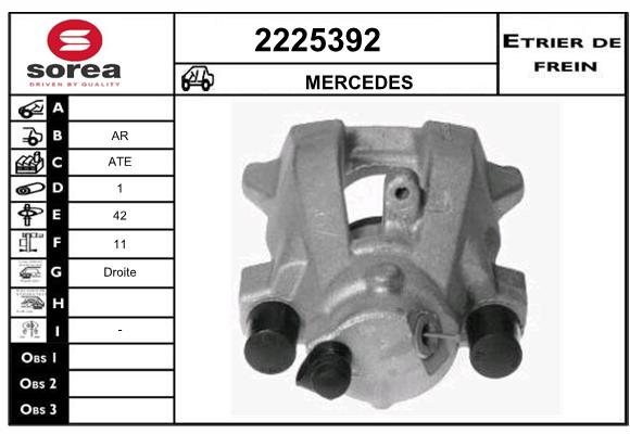 Estribo de freno SEEAC 4225392