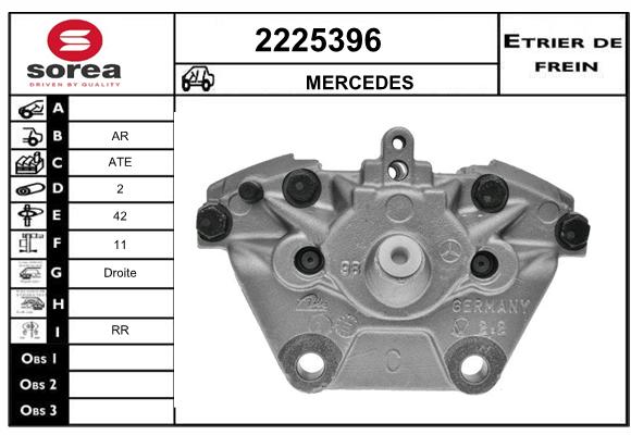 Estribo de freno SEEAC 4225396