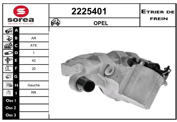 Estribo de freno SEEAC 4225401