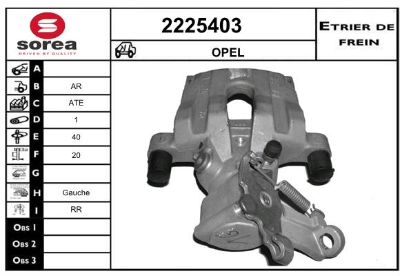 Estribo de freno SEEAC 4225403