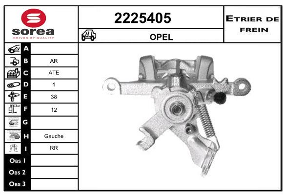 Estribo de freno SEEAC 4225405