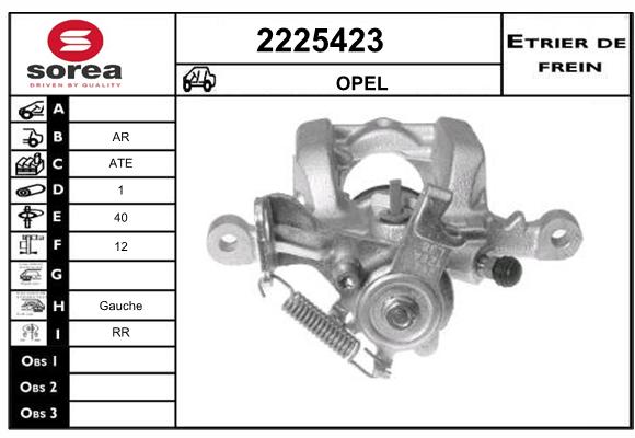 Estribo de freno SEEAC 4225423