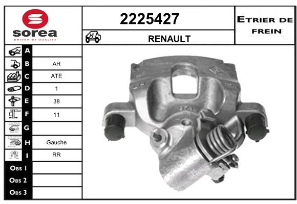 Estribo de freno SEEAC 4225427