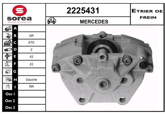 Estribo de freno SEEAC 4225431