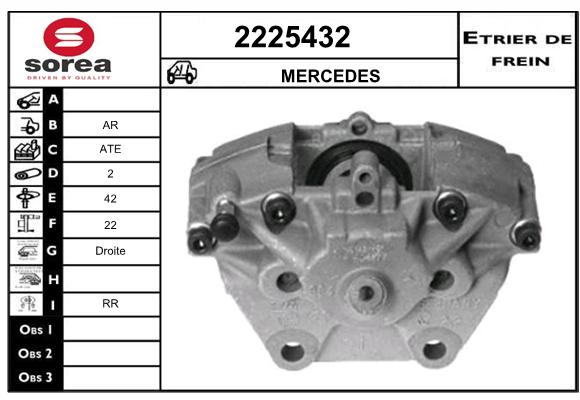 Estribo de freno SEEAC 4225432