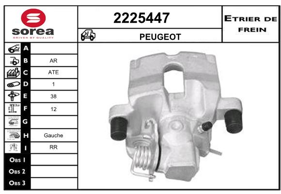 Estribo de freno SEEAC 4225447