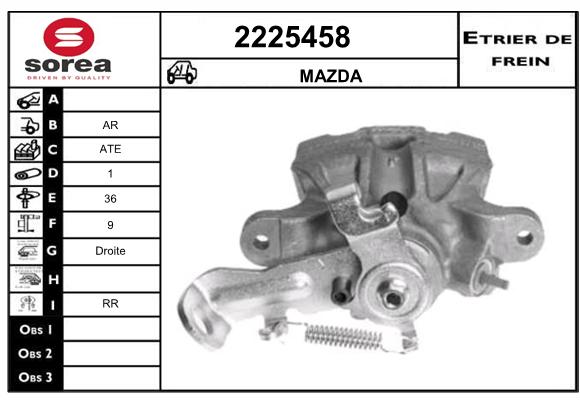 Estribo de freno SEEAC 4225458