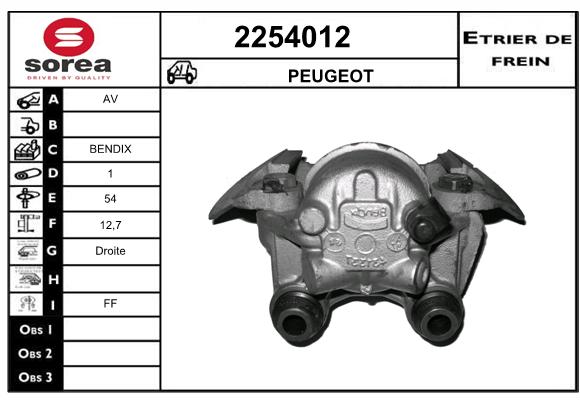 Estribo de freno SEEAC 4254012