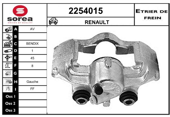 Estribo de freno SEEAC 4254015