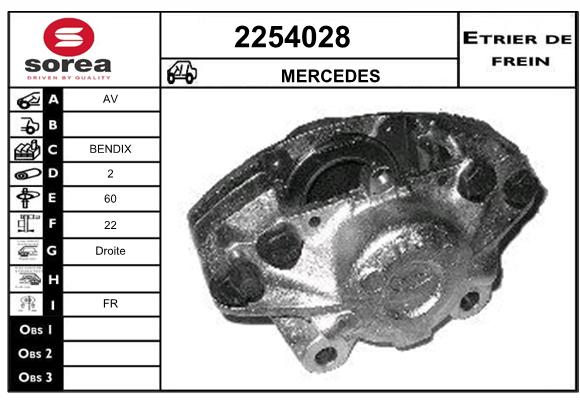 Estribo de freno SEEAC 4254028