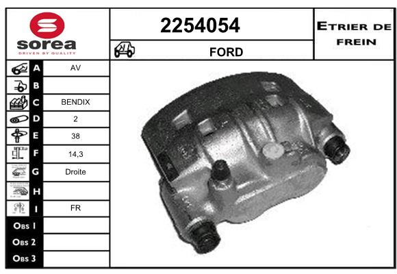 Estribo de freno SEEAC 4254054