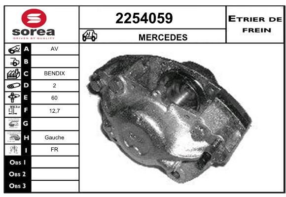 Estribo de freno SEEAC 4254059