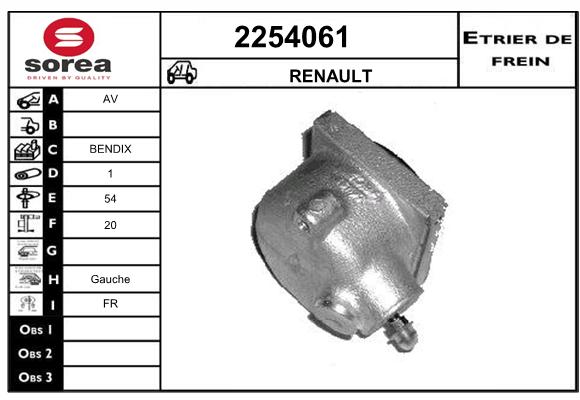 Estribo de freno SEEAC 4254061