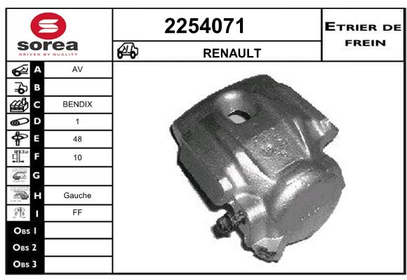 Estribo de freno SEEAC 4254071