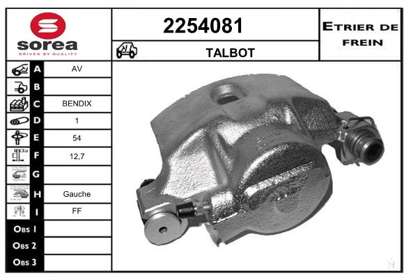 Estribo de freno SEEAC 4254081