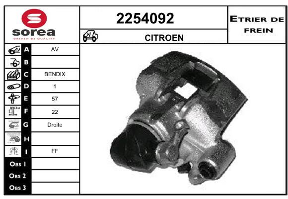 Estribo de freno SEEAC 4254092