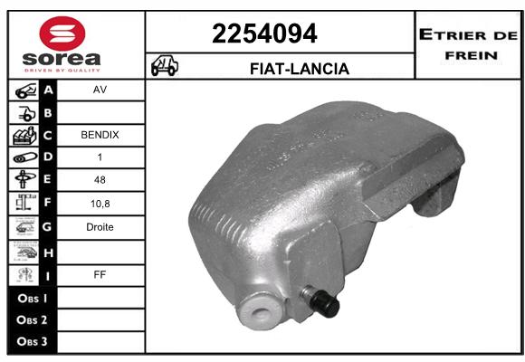 Estribo de freno SEEAC 4254094