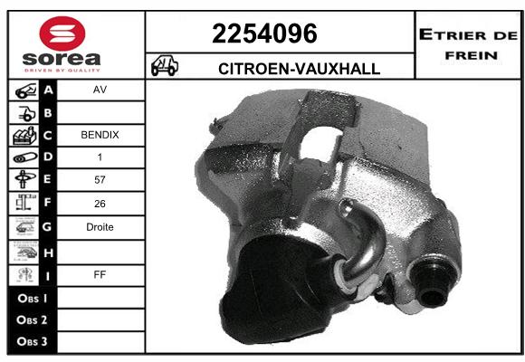 Estribo de freno SEEAC 4254096