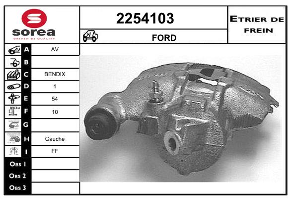 Estribo de freno SEEAC 4254103