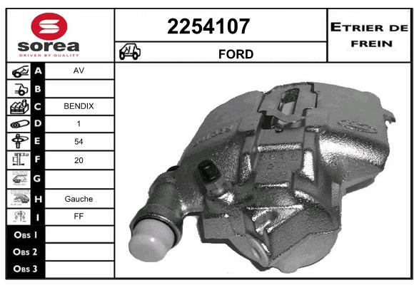 Estribo de freno SEEAC 4254107