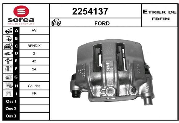 Estribo de freno SEEAC 4254137