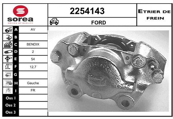 Estribo de freno SEEAC 4254143