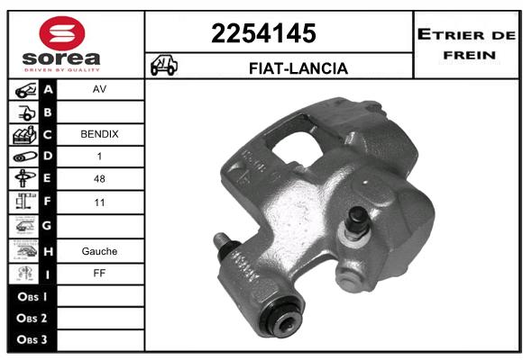 Estribo de freno SEEAC 4254145