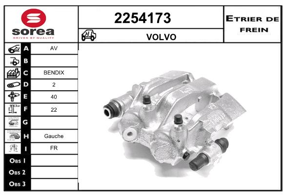 Estribo de freno SEEAC 4254173