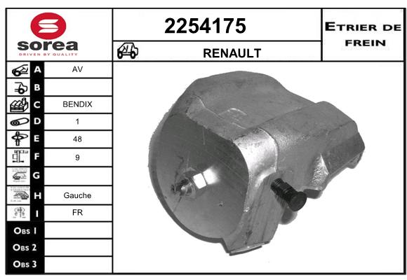 Estribo de freno SEEAC 4254175