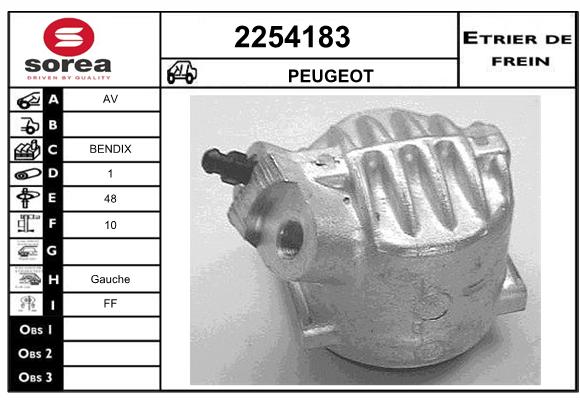 Estribo de freno SEEAC 4254183