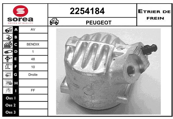 Estribo de freno SEEAC 4254184