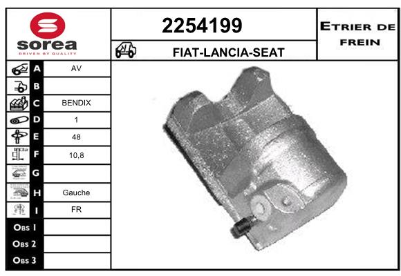 Estribo de freno SEEAC 4254199