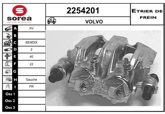 Estribo de freno SEEAC 4254201