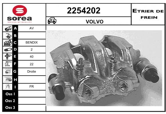 Estribo de freno SEEAC 4254202