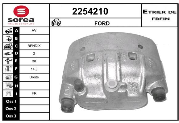 Estribo de freno SEEAC 4254210