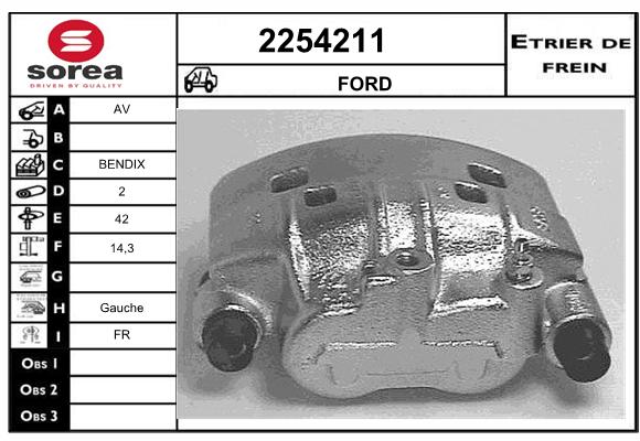 Estribo de freno SEEAC 4254211