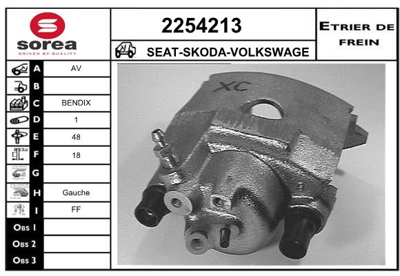 Estribo de freno SEEAC 4254213