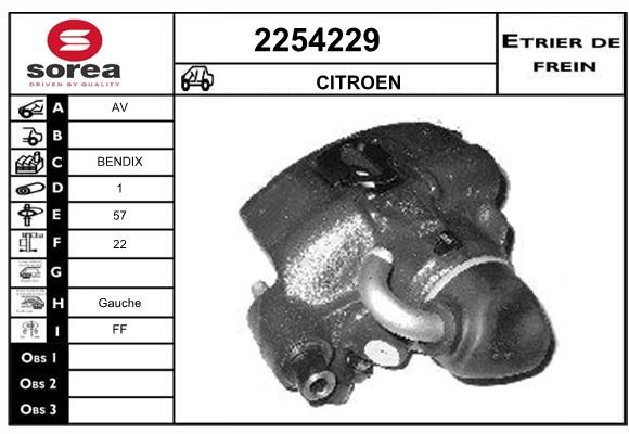 Estribo de freno SEEAC 4254229