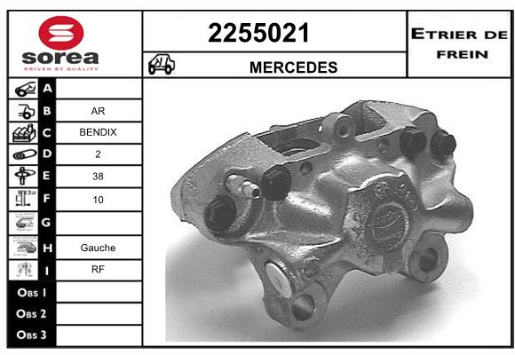 Estribo de freno SEEAC 4255021