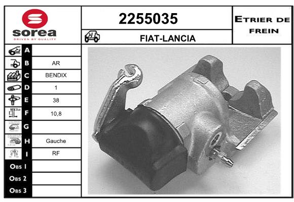 Estribo de freno SEEAC 4255035