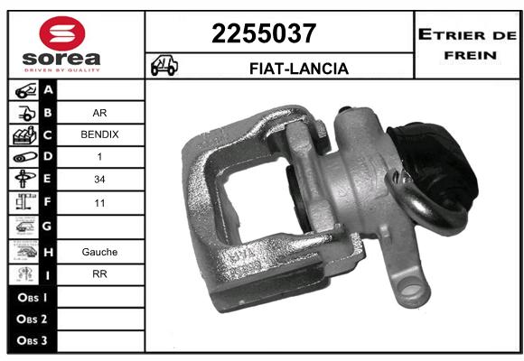 Estribo de freno SEEAC 4255037