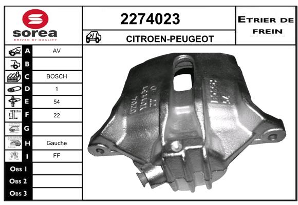 Estribo de freno SEEAC 4274023