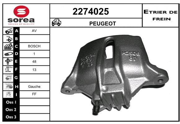 Estribo de freno SEEAC 4274025