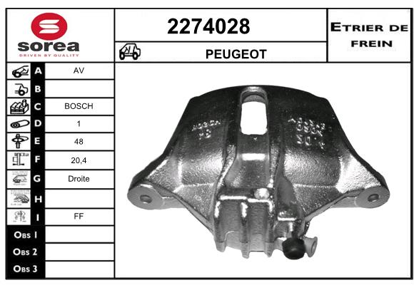 Estribo de freno SEEAC 4274028