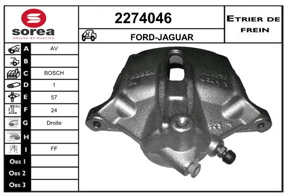 Estribo de freno SEEAC 4274046