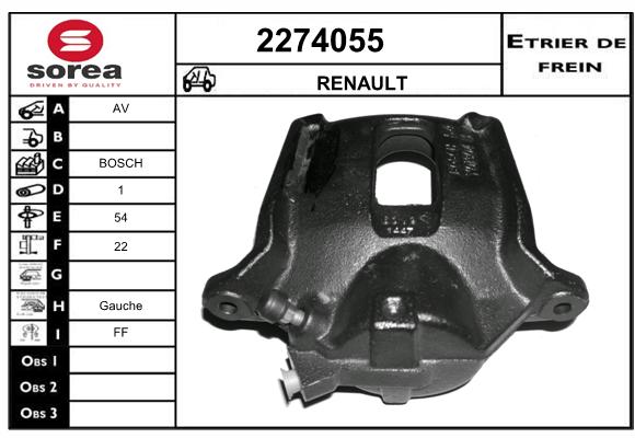 Estribo de freno SEEAC 4274055