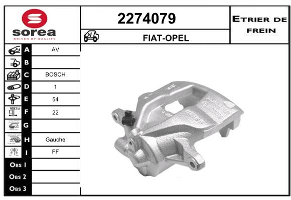 Estribo de freno SEEAC 4274079