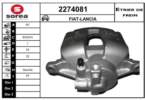 Estribo de freno SEEAC 4274081