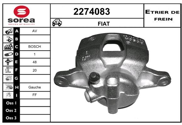 Estribo de freno SEEAC 4274083